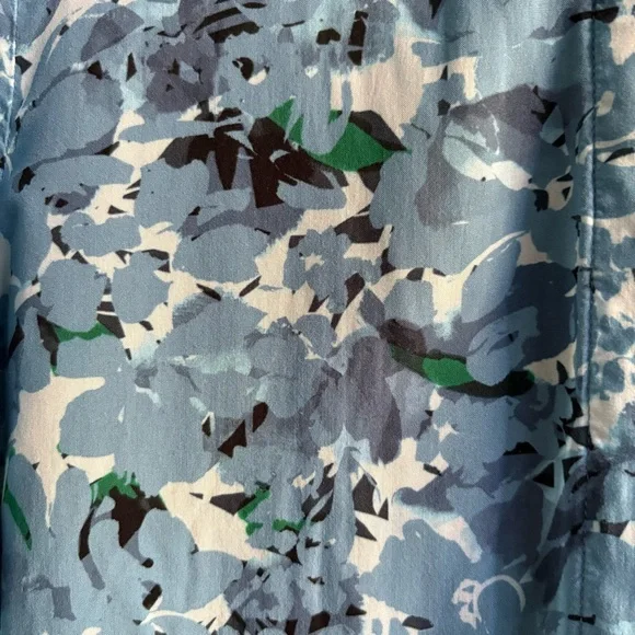 Simons Blue Floral Long Sleeve Dress - Picture 3 of 6